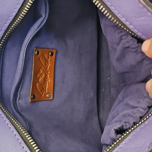 Elegant, Purple, Floral, Handbag, Leather, Country, Cowgirl, Shoulder, Travel - Picture 7 of 15